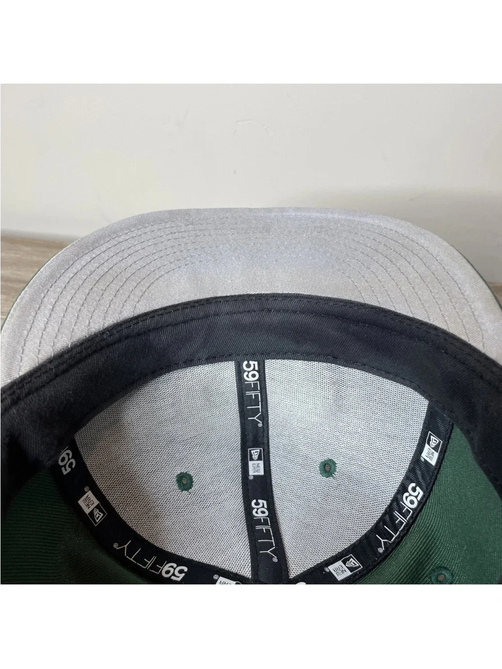 Green Bay Packers Fitted Hat New Era 59FIFTY 7 1/8 Embroidered NFL